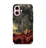 iPhone 17 Wood Live Edge Phone Case - Neriah (Red, 801761)