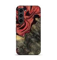 Galaxy S23 Wood Live Edge Phone Case - Nona (Red, 801762)