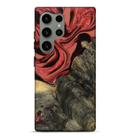 Galaxy S24 Ultra Wood Live Edge Phone Case - Nona (Red, 801762)