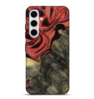 Galaxy S25 Plus Wood Live Edge Phone Case - Nona (Red, 801762)