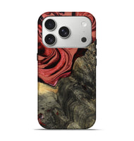 iPhone 17 Pro Wood Live Edge Phone Case - Nona (Red, 801762)
