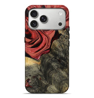 iPhone 17 Pro Max Wood Live Edge Phone Case - Nona (Red, 801762)