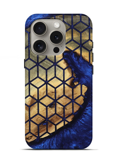 iPhone 16 Pro Wood Live Edge Phone Case - Windy (Pattern, 801763)