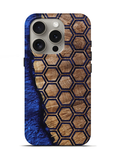 iPhone 16 Pro Wood Live Edge Phone Case - Shelia (Pattern, 801765)