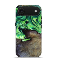 iPhone 17 Air Wood Live Edge Phone Case - Cletus (Green, 801766)