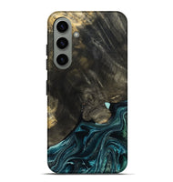 Galaxy S24 Plus Wood Live Edge Phone Case - Katlin (Blue, 801767)