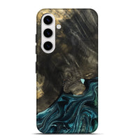 Galaxy S25 Plus Wood Live Edge Phone Case - Katlin (Blue, 801767)