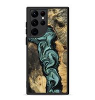 Galaxy S22 Ultra Wood Phone Case - Meaghan (Green, 801782)