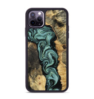 iPhone 11 Pro Max Wood Phone Case - Meaghan (Green, 801782)