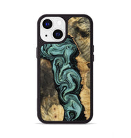 iPhone 13 Wood Phone Case - Meaghan (Green, 801782)