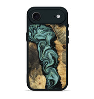 iPhone 17 Air Wood Phone Case - Meaghan (Green, 801782)