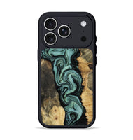 iPhone 17 Pro Wood Phone Case - Meaghan (Green, 801782)