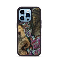 iPhone 14 Pro Wood Phone Case - Vern (Green, 801784)