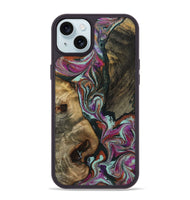 iPhone 15 Plus Wood Phone Case - Vern (Green, 801784)