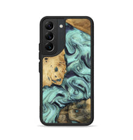 Galaxy S22 Wood Phone Case - Shirlee (Green, 801785)