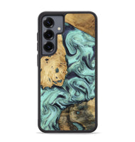 Galaxy S25 Plus Wood Phone Case - Shirlee (Green, 801785)