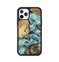 iPhone 11 Pro Wood Phone Case - Shirlee (Green, 801785)