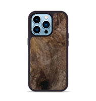 iPhone 14 Pro Wood Phone Case - Dan (Wood Burl, 801791)