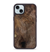 iPhone 15 Plus Wood Phone Case - Dan (Wood Burl, 801791)