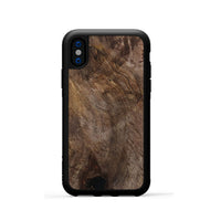 iPhone Xs Wood Phone Case - Dan (Wood Burl, 801791)