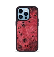 iPhone 14 Pro Wood Phone Case - Eugenie (Wood Burl, 801792)