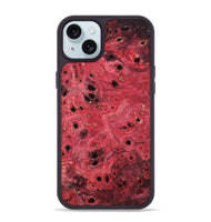 iPhone 15 Plus Wood Phone Case - Eugenie (Wood Burl, 801792)