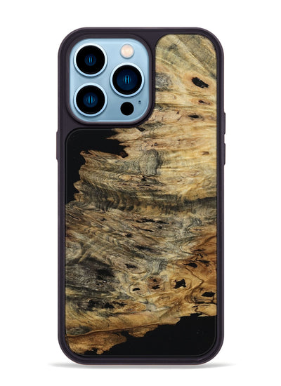 iPhone 14 Pro Max Wood Phone Case - Royalty (Wood Burl, 801793)