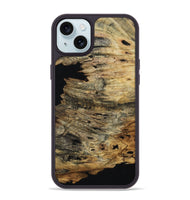 iPhone 15 Plus Wood Phone Case - Royalty (Wood Burl, 801793)