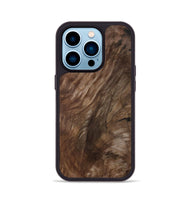 iPhone 14 Pro Wood Phone Case - Admiral (Wood Burl, 801794)