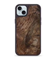 iPhone 15 Plus Wood Phone Case - Admiral (Wood Burl, 801794)