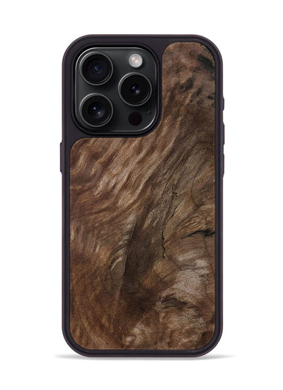 iPhone 15 Pro Wood Phone Case - Admiral (Wood Burl, 801794)