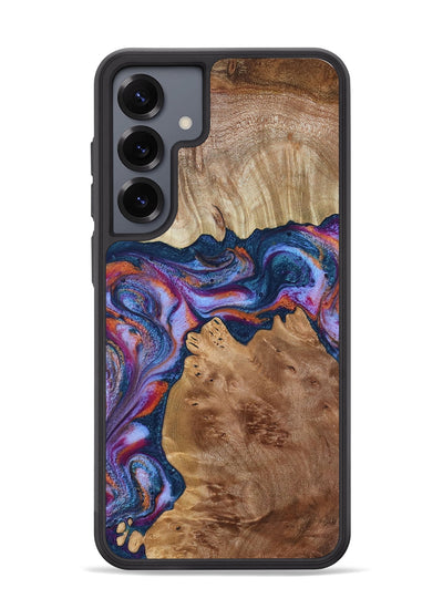 Galaxy S25 Plus Wood Phone Case - Makai (Blue, 801801)