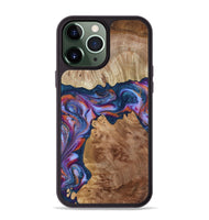 iPhone 13 Pro Max Wood Phone Case - Makai (Blue, 801801)