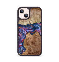 iPhone 14 Wood Phone Case - Makai (Blue, 801801)