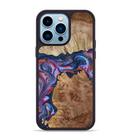 iPhone 14 Pro Max Wood Phone Case - Makai (Blue, 801801)