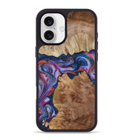 iPhone 16 Plus Wood Phone Case - Makai (Blue, 801801)