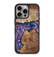 iPhone 16 Pro Max Wood Phone Case - Makai (Blue, 801801)