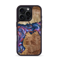 iPhone 16 Pro Wood Phone Case - Makai (Blue, 801801)