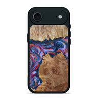 iPhone 17 Air Wood Phone Case - Makai (Blue, 801801)