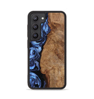 Galaxy S23 Wood Phone Case - Stephan (Blue, 801802)