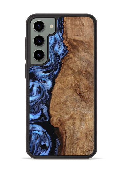 Galaxy S23 Plus Wood Phone Case - Stephan (Blue, 801802)