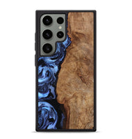 Galaxy S24 Ultra Wood Phone Case - Stephan (Blue, 801802)