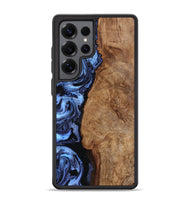 Galaxy S25 Ultra Wood Phone Case - Stephan (Blue, 801802)