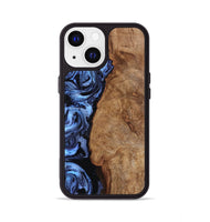 iPhone 13 Wood Phone Case - Stephan (Blue, 801802)