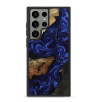 Galaxy S23 Ultra Wood Phone Case - Elva (Blue, 801805)