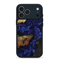 iPhone 17 Pro Max Wood Phone Case - Elva (Blue, 801805)