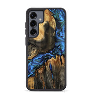 Galaxy S25 Plus Wood Phone Case - Leif (Blue, 801807)