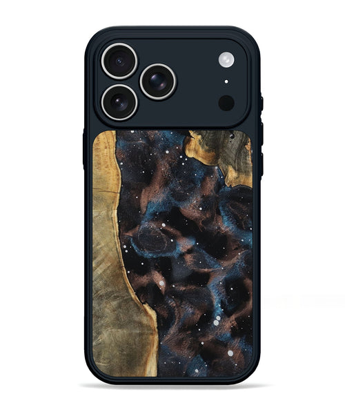 iPhone 17 Pro Max Wood Phone Case - Pansy (Cosmos, 801848)