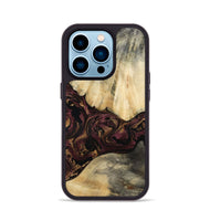 iPhone 14 Pro Wood Phone Case - Zackery (Purple, 801858)