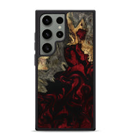 Galaxy S24 Ultra Wood Phone Case - Adeline (Red, 801868)